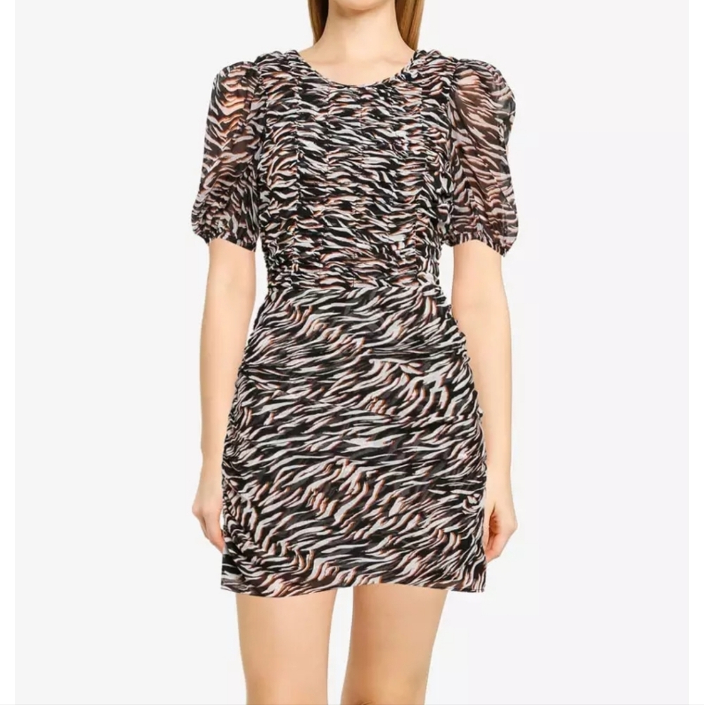French Connection Ruched Dress, EUC
